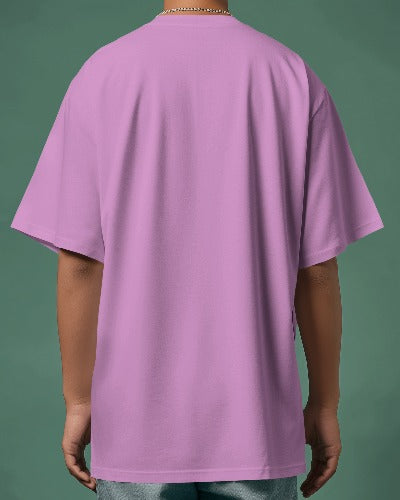 oversized t shirt purple colour