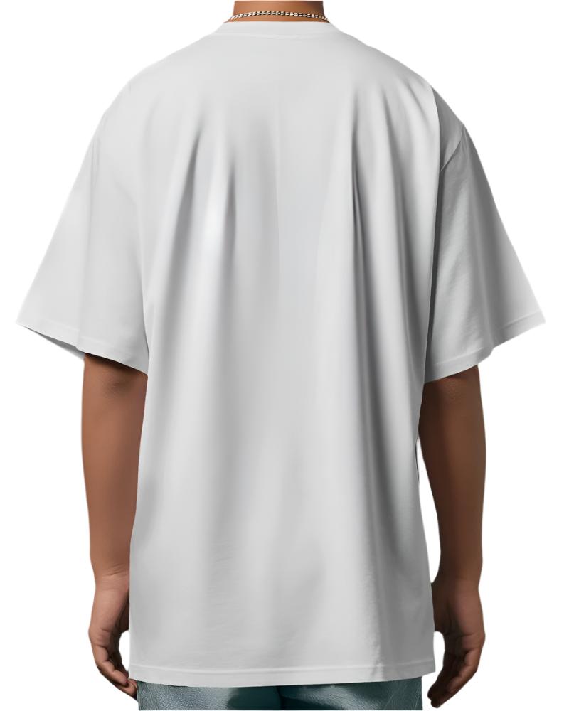 a white oversized t shirt