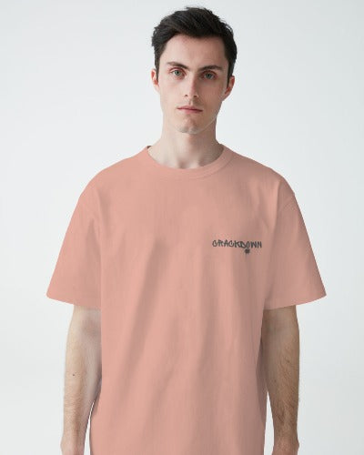 oversized peach t shirt