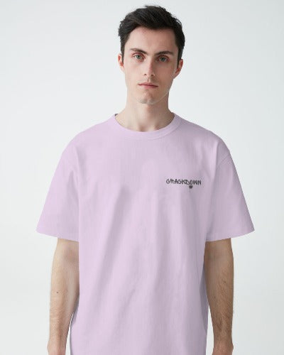 oversized t shirt levender colour